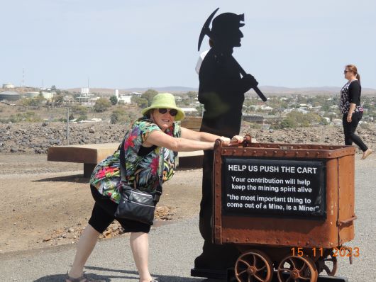 Marlene on Top the Broken Hill